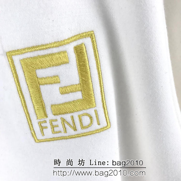Fendi芬迪 18ss秋冬新款套頭衛衣 定制純棉加絨面料 高版本男女同款 ydi2059